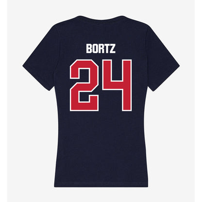 Richmond - NCAA Women's Soccer : Sydney Bortz - Women's V-Neck T-Shirt-1