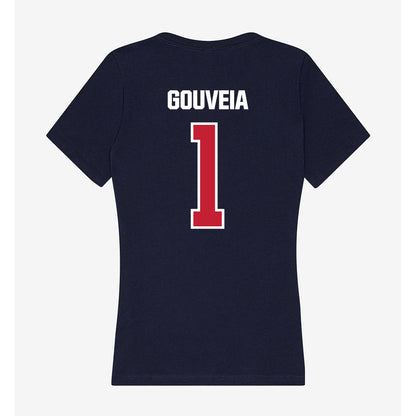 Richmond - NCAA Women's Lacrosse : Ally Gouveia - Women's V-Neck T-Shirt-1
