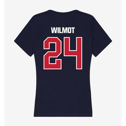 Richmond - NCAA Men's Lacrosse : Sam Wilmot - Women's V-Neck T-Shirt-1