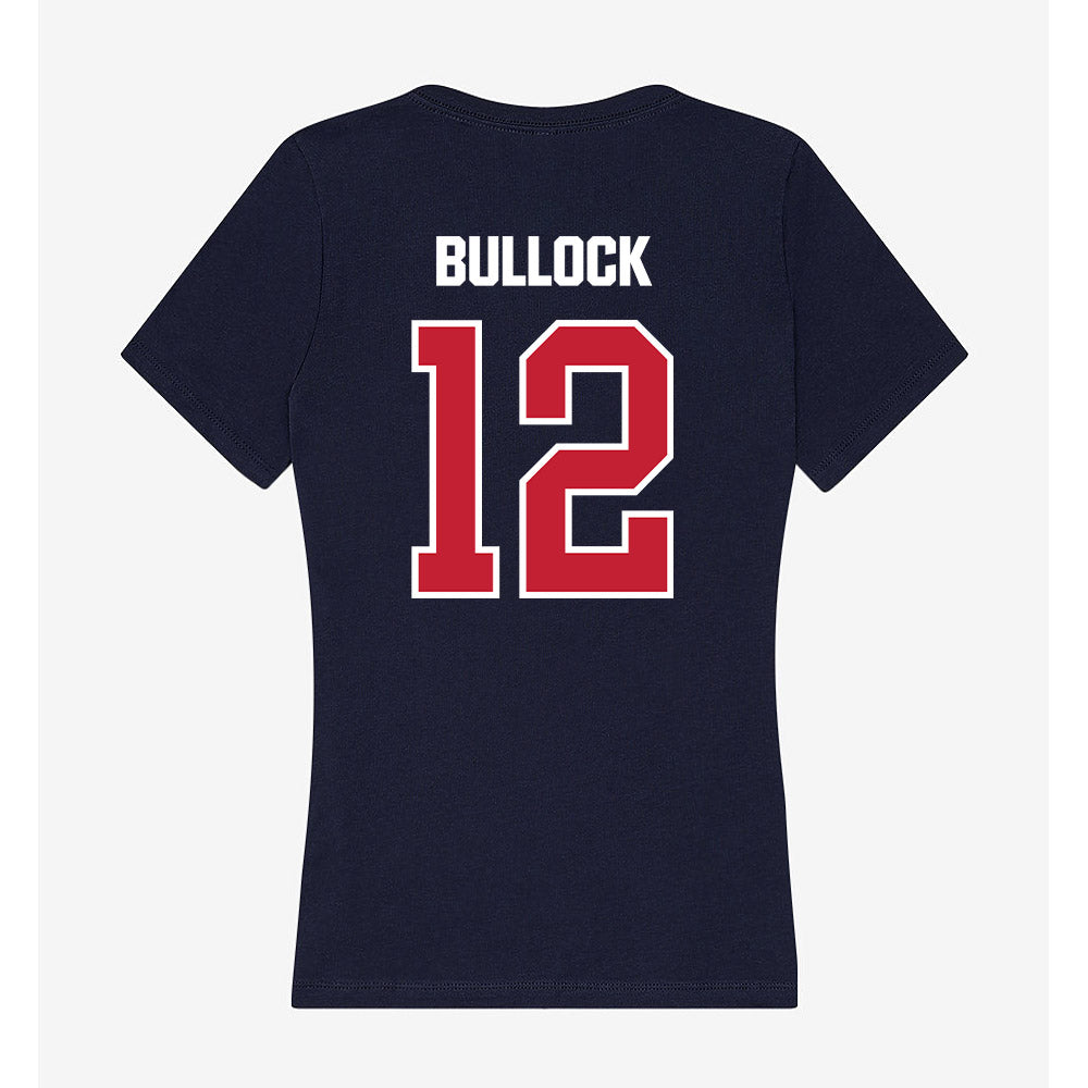 Richmond - NCAA Football : Tramayne Bullock - Women's V-Neck T-Shirt-1