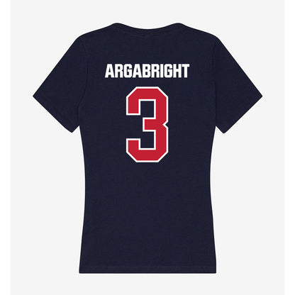 Richmond - NCAA Men's Basketball : Aiden Argabright - Women's V-Neck T-Shirt-1