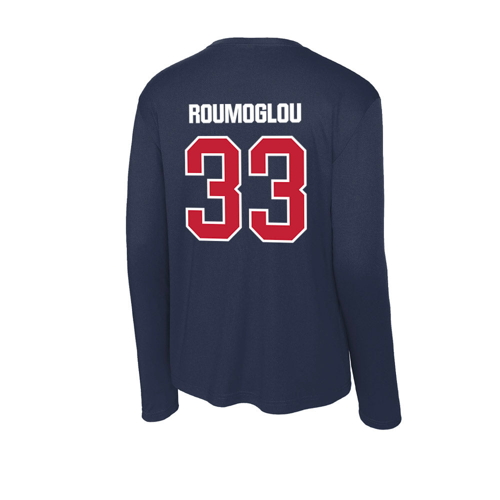 Richmond - NCAA Men's Basketball : Apostolos Roumoglou - Activewear Long Sleeve T-Shirt-1