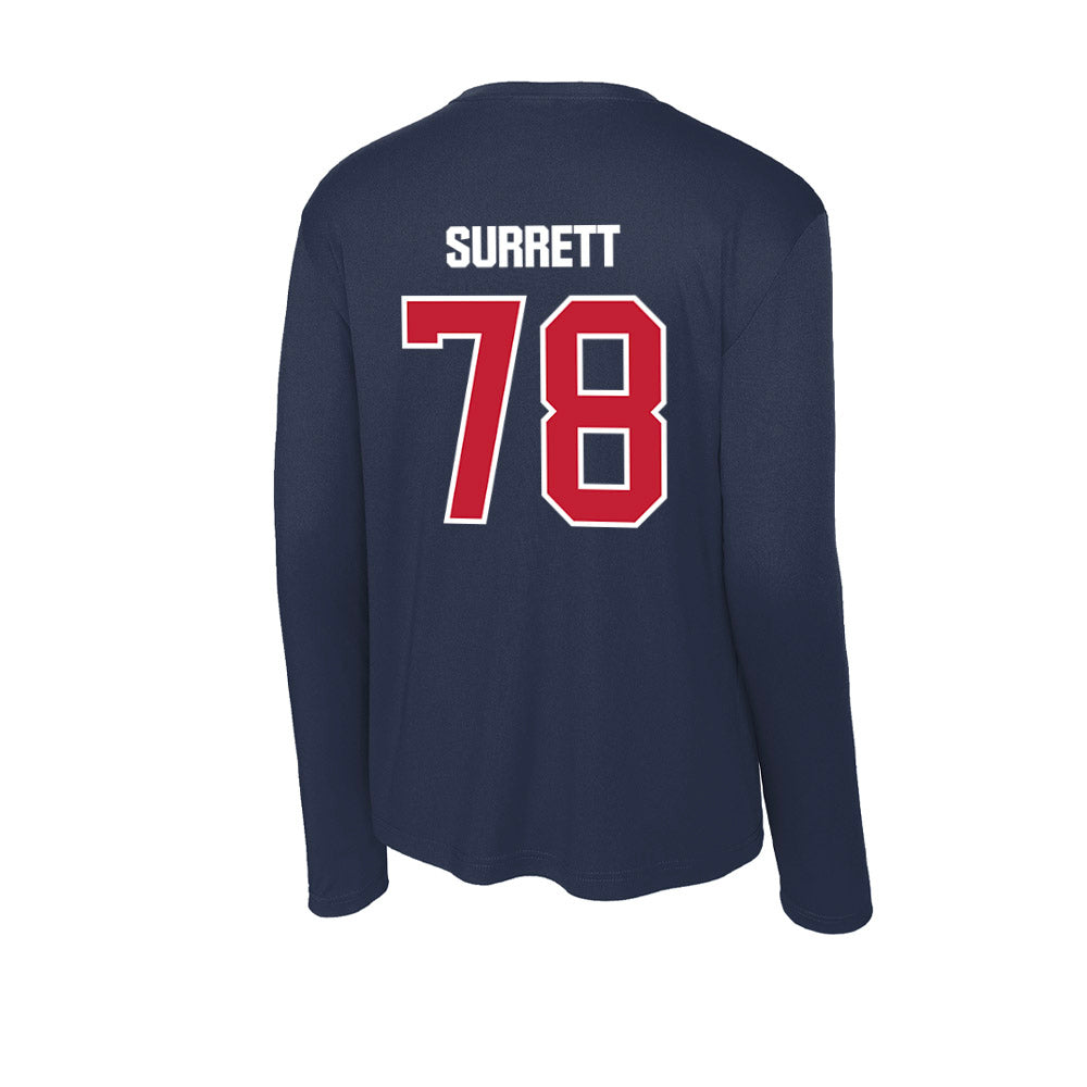 Richmond - NCAA Football : Luke Surrett - Activewear Long Sleeve T-Shirt-1