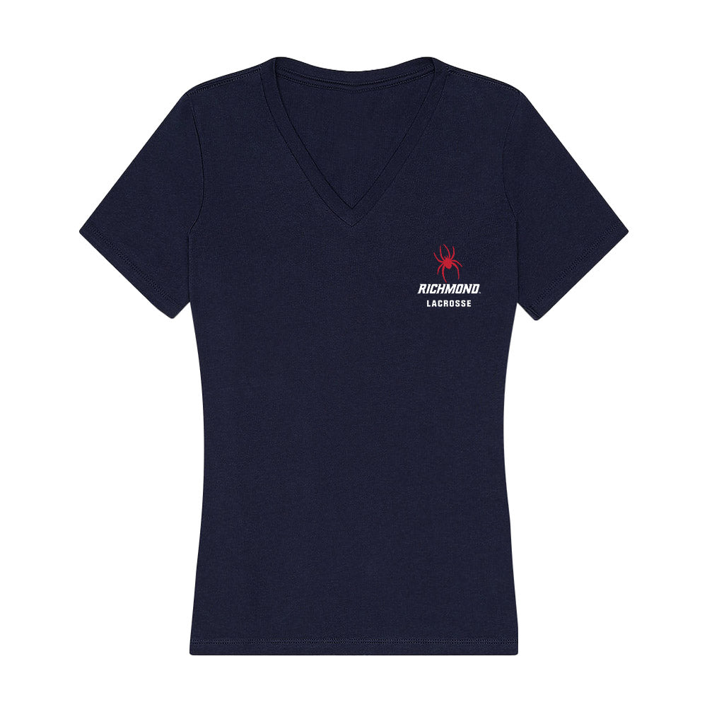 Richmond - NCAA Men's Lacrosse : Hunter Harris - Women's V-Neck T-Shirt-0