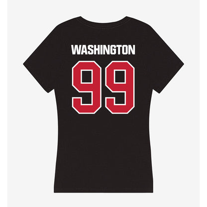 Northern Illinois - NCAA Football : Amari Washington - Women's V-Neck T-Shirt-1
