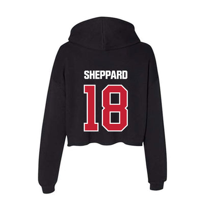 Northern Illinois - NCAA Women's Soccer : Maddy Sheppard - Women's Crop Fleece Hooded Sweatshirt-1