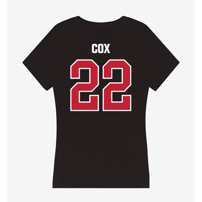 Northern Illinois - NCAA Baseball : Carter Cox - Women's V-Neck T-Shirt-1