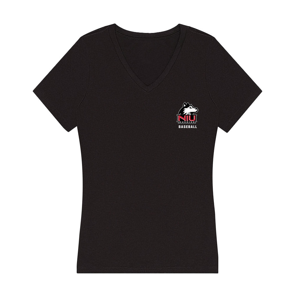 Northern Illinois - NCAA Baseball : Jack Swaney - Women's V-Neck T-Shirt-0