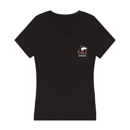 Northern Illinois - NCAA Baseball : Carter Cox - Women's V-Neck T-Shirt-0