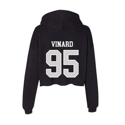 Indiana State - NCAA Football : Rylan Vinard - Women's Crop Fleece Hoodie-1