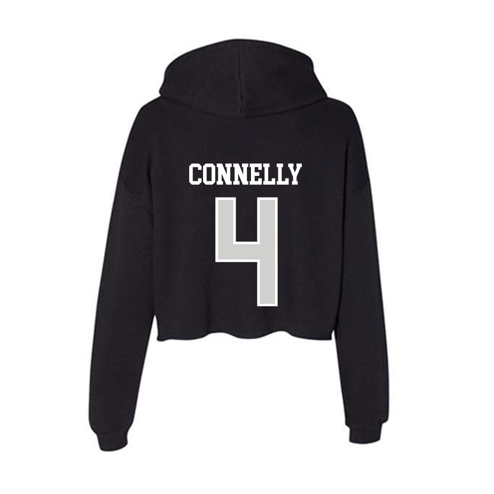 Indiana State - NCAA Softball : Claire Connelly - Women's Crop Fleece Hoodie-1