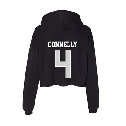 Indiana State - NCAA Softball : Claire Connelly - Women's Crop Fleece Hoodie-1