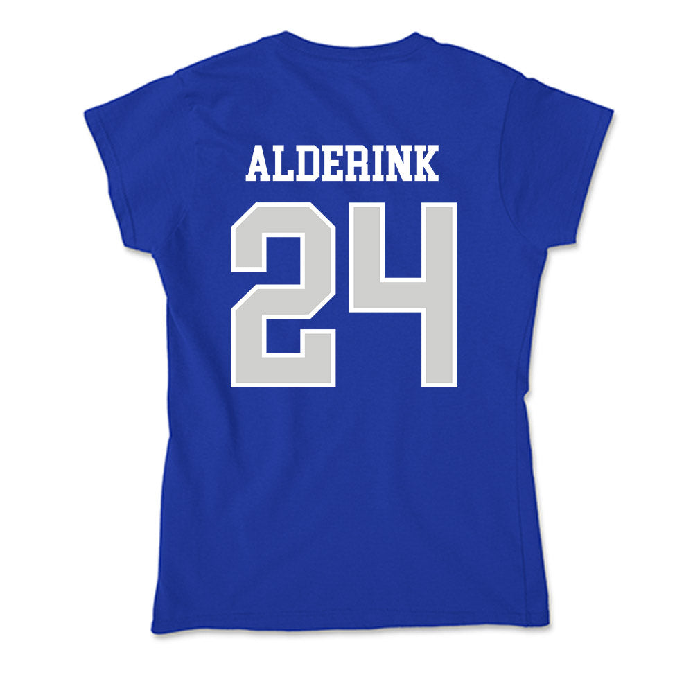 Indiana State - NCAA Men's Basketball : Merritt Alderink - Soft Style Women’s T-Shirt-1