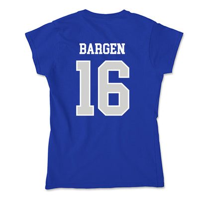 Indiana State - NCAA Football : John Bargen - Soft Style Women’s T-Shirt-1