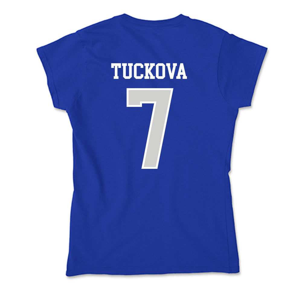 Indiana State - NCAA Women's Soccer : Dasha Tuckova - Soft Style Women’s T-Shirt-1