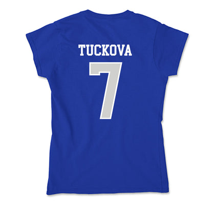Indiana State - NCAA Women's Soccer : Dasha Tuckova - Soft Style Women’s T-Shirt-1