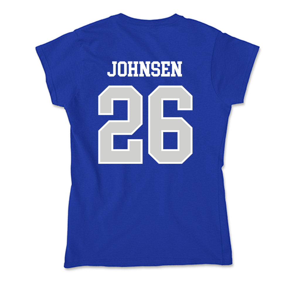 Indiana State - NCAA Baseball : Spencer Johnsen - Soft Style Women’s T-Shirt-1