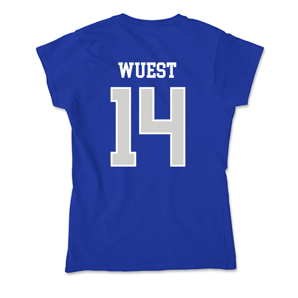 Indiana State - NCAA Football : BJ Wuest - Soft Style Women’s T-Shirt-1