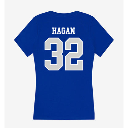 Indiana State - NCAA Football : Gavin Hagan - Women's V-Neck T-Shirt-1