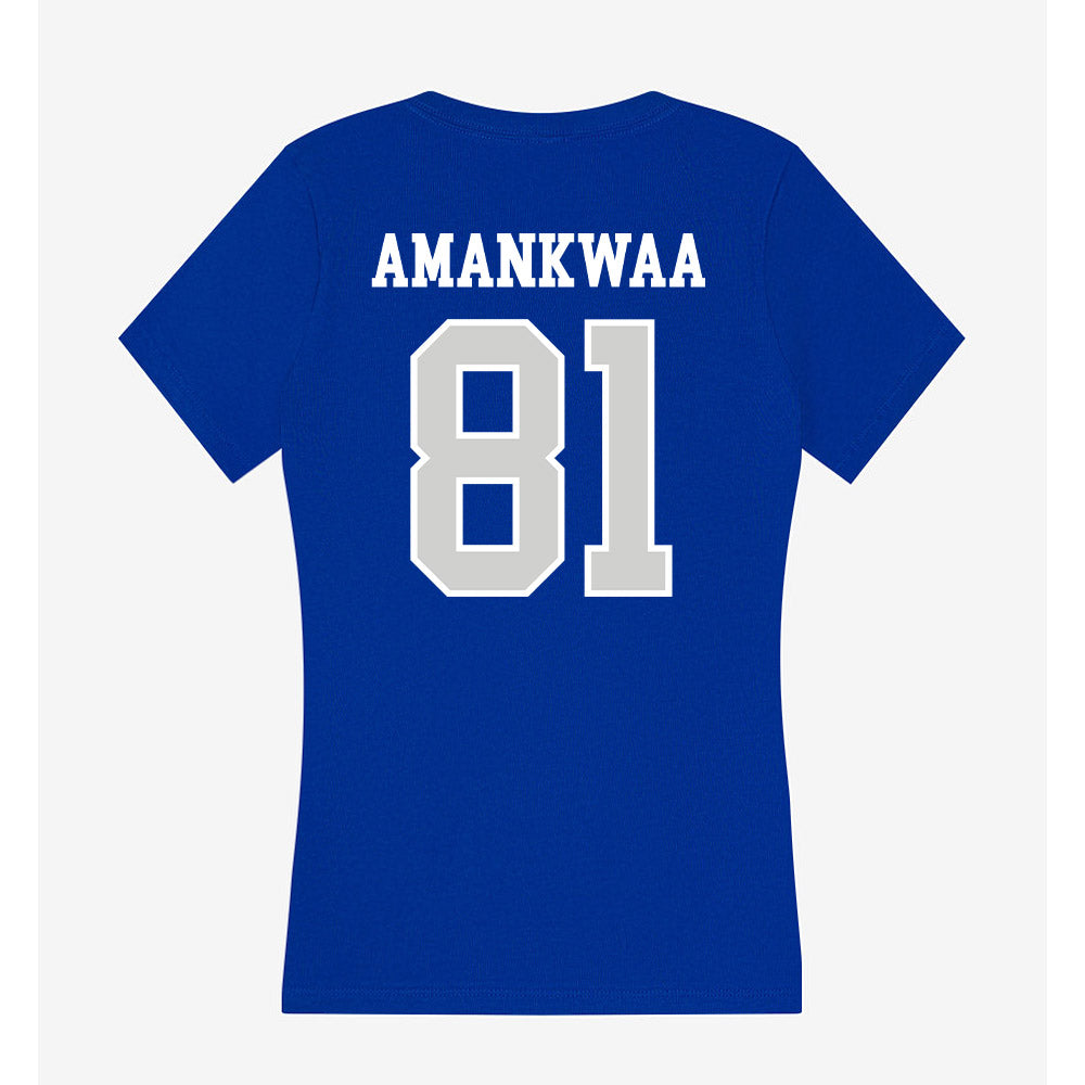 Indiana State - NCAA Football : Thomas Amankwaa - Women's V-Neck T-Shirt-1