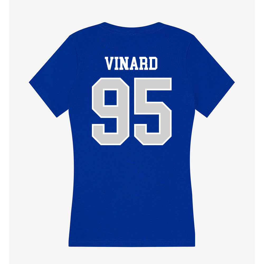 Indiana State - NCAA Football : Rylan Vinard - Women's V-Neck T-Shirt-1