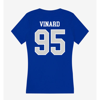 Indiana State - NCAA Football : Rylan Vinard - Women's V-Neck T-Shirt-1