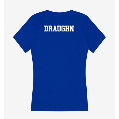 Indiana State - NCAA Men's Track & Field : Amare Draughn - Women's V-Neck T-Shirt-1