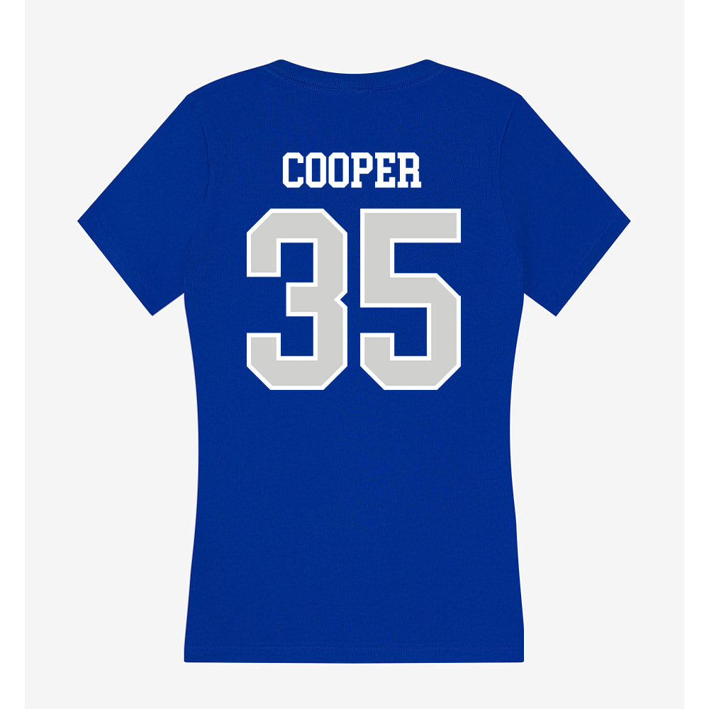 Indiana State - NCAA Men's Basketball : Jackson Cooper - Women's V-Neck T-Shirt-1