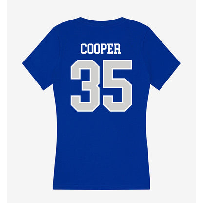 Indiana State - NCAA Men's Basketball : Jackson Cooper - Women's V-Neck T-Shirt-1