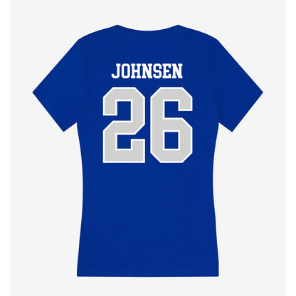 Indiana State - NCAA Baseball : Spencer Johnsen - Women's V-Neck T-Shirt-1
