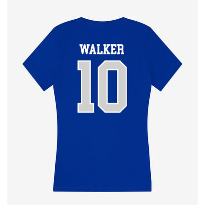 Indiana State - NCAA Football : Arison Walker - Women's V-Neck T-Shirt-1