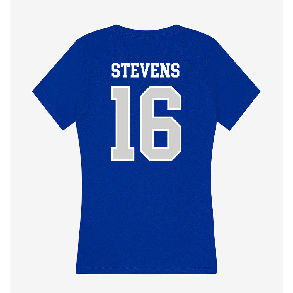 Indiana State - NCAA Women's Soccer : Ava Stevens - Women's V-Neck T-Shirt-1