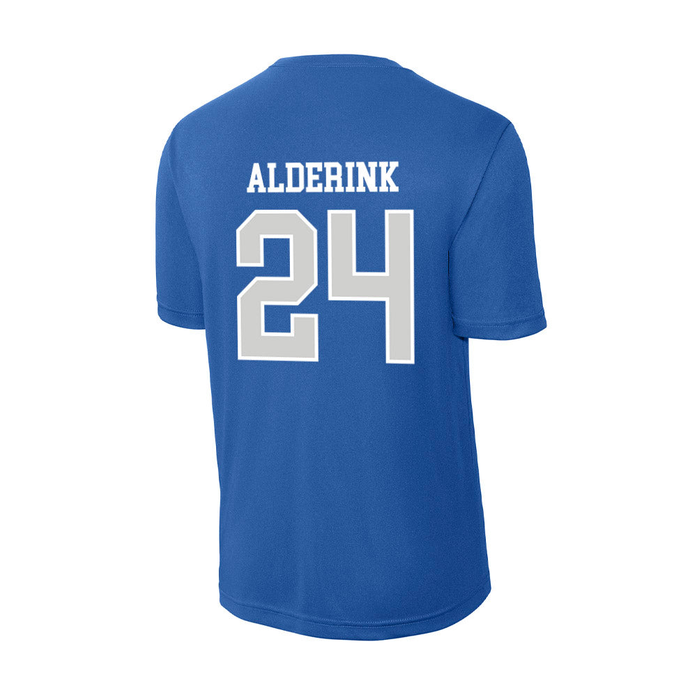 Indiana State - NCAA Men's Basketball : Merritt Alderink - Activewear T-Shirt-1