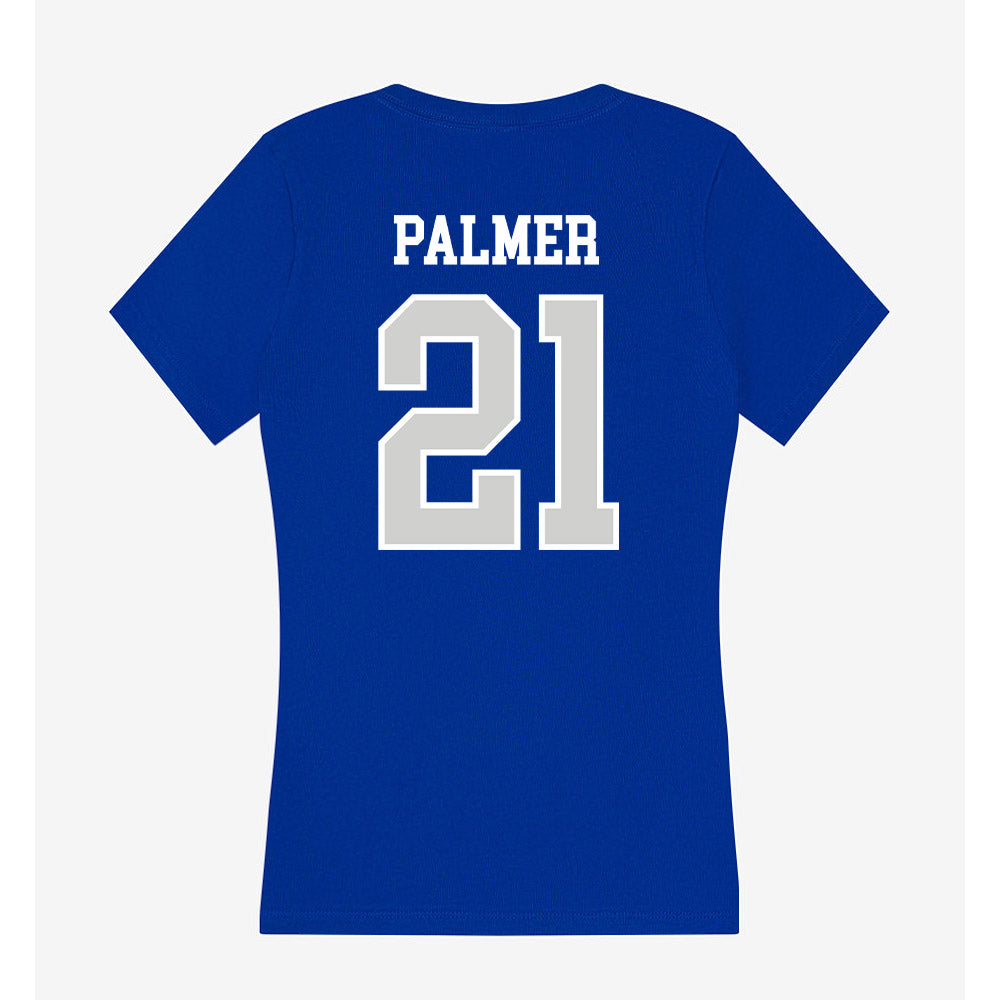 Indiana State - NCAA Football : Desmond Palmer - Women's V-Neck T-Shirt-1