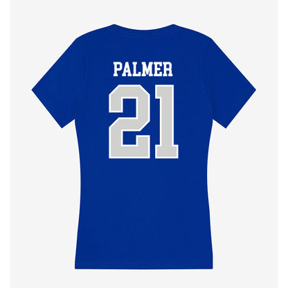 Indiana State - NCAA Football : Desmond Palmer - Women's V-Neck T-Shirt-1