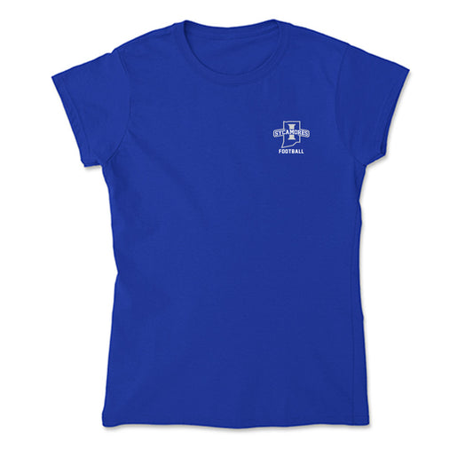 Indiana State - NCAA Football : Bryce Patterson - Soft Style Women’s T-Shirt-0