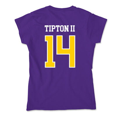 WIU - NCAA Men's Basketball : Steven Tipton II - Soft Style Women’s T-Shirt-1