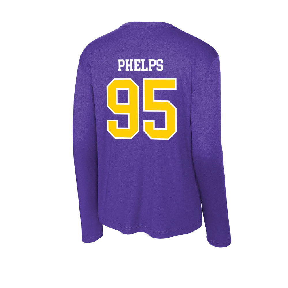 WIU - NCAA Football : Tanner Phelps - Activewear Long Sleeve T-Shirt-1