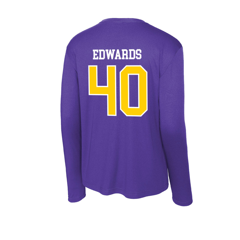 WIU - NCAA Football : Joe Edwards - Activewear Long Sleeve T-Shirt-1