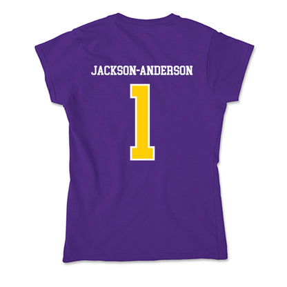 WIU - NCAA Football : Ihson Jackson-Anderson - Soft Style Women’s T-Shirt-1