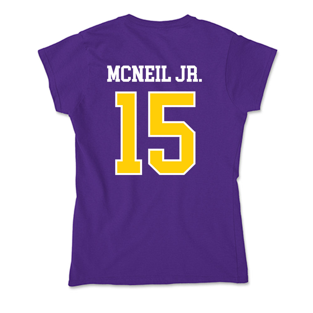 WIU - NCAA Football : Rodney McNeil Jr. - Soft Style Women’s T-Shirt-1