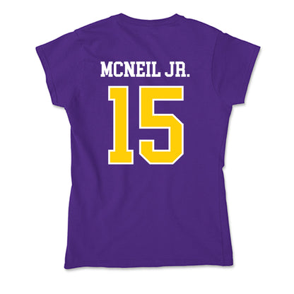 WIU - NCAA Football : Rodney McNeil Jr. - Soft Style Women’s T-Shirt-1