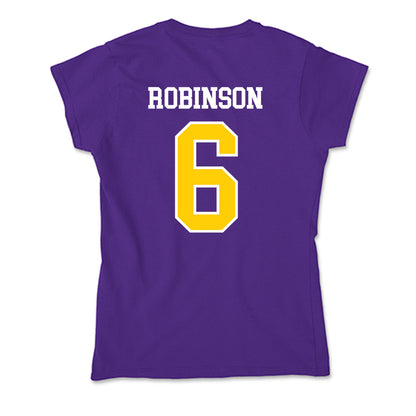 WIU - NCAA Football : Joshua Robinson - Soft Style Women’s T-Shirt-1