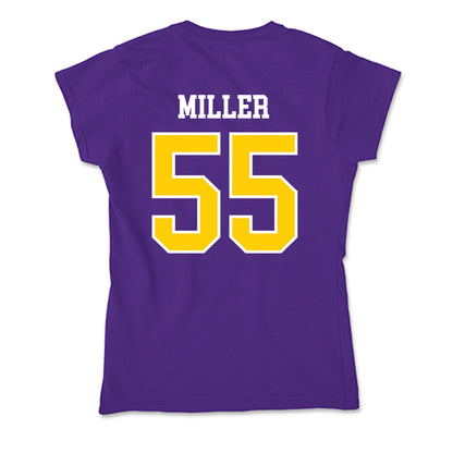 WIU - NCAA Football : Jace Miller - Soft Style Women’s T-Shirt-1