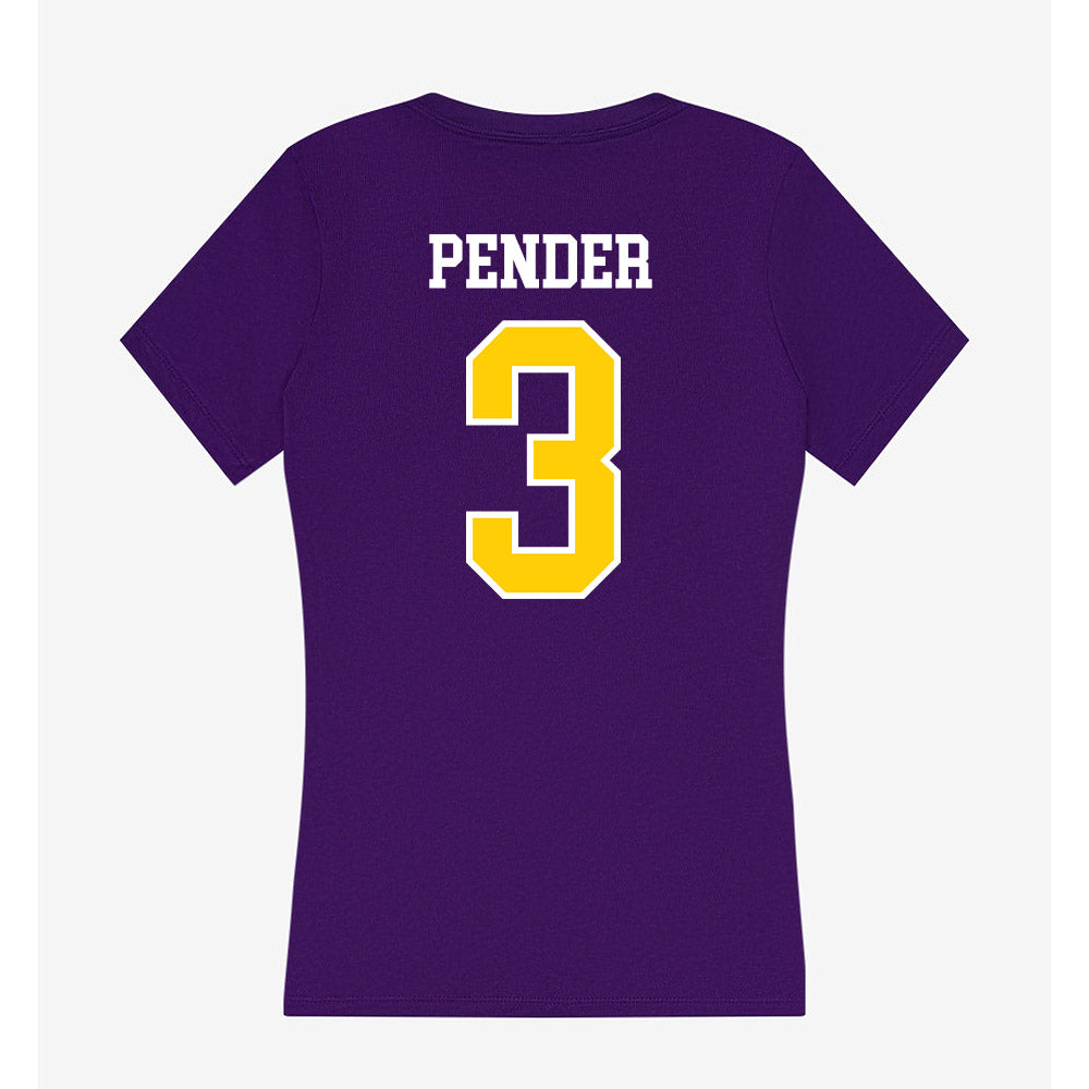 WIU - NCAA Women's Volleyball : Audrey Pender - Women's V-Neck T-Shirt-1