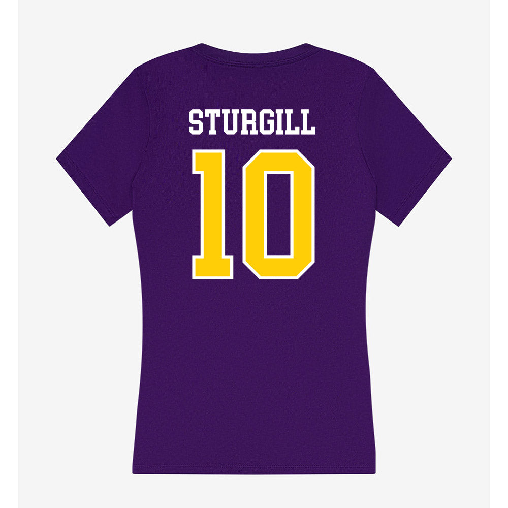 WIU - NCAA Football : Gage Sturgill - Women's V-Neck T-Shirt-1