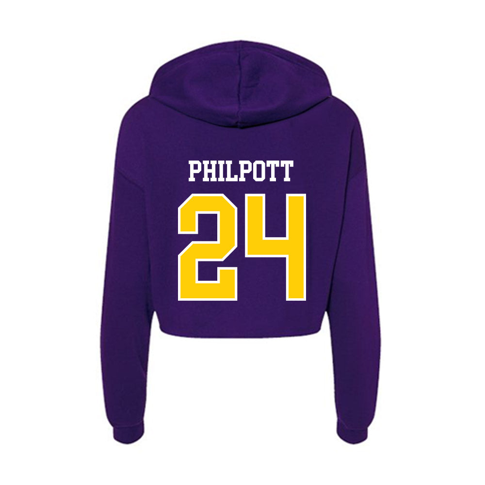 WIU - NCAA Men's Soccer : Tyler Philpott - Women's Crop Fleece Hoodie-1