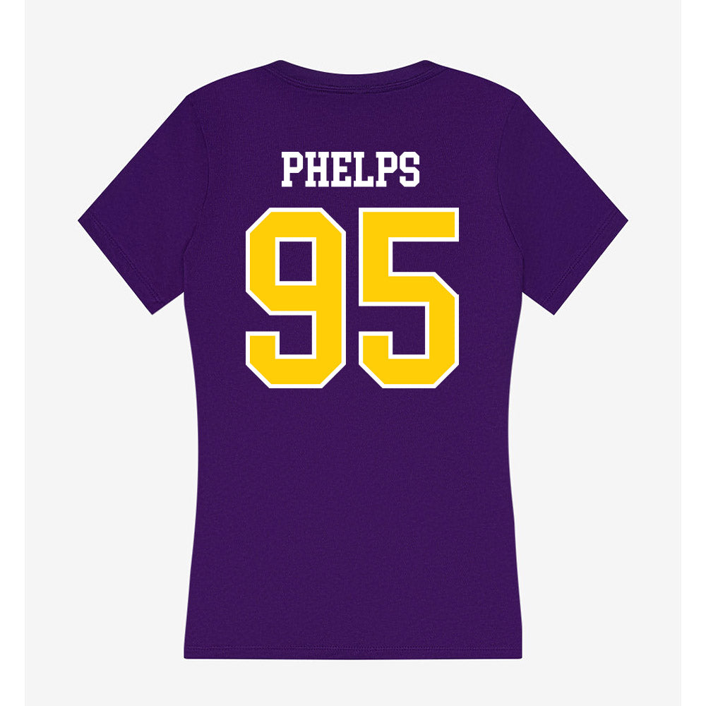 WIU - NCAA Football : Tanner Phelps - Women's V-Neck T-Shirt-1