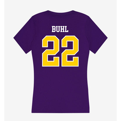 WIU - NCAA Baseball : Jason Buhl - Women's V-Neck T-Shirt-1
