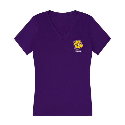 WIU - NCAA Women's Soccer : Natalie Hammes - Women's V-Neck T-Shirt-0